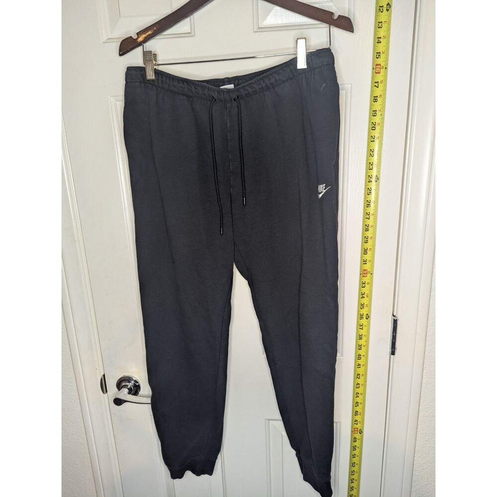 Nike Joggers Mens Size Large Black Sportswear Club Fleece Pants Sweatpants